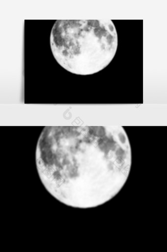 装饰月亮元素素材图片