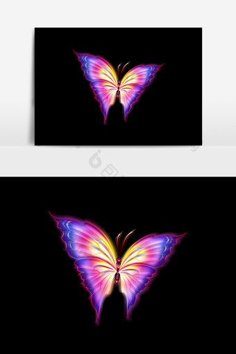 蝴蝶动物设计元素图片