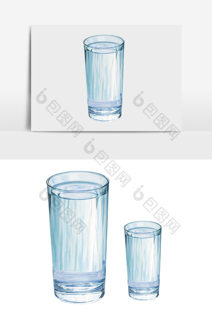 一杯水凉白开纯净水图片