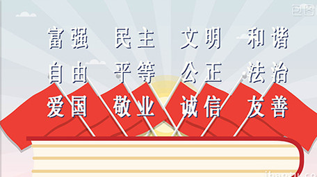 MG风格党政精神宣传片头片尾动画AE模板