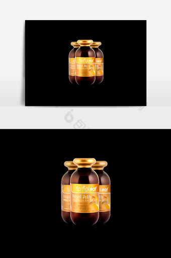 罐装蜂蜜元素素材图片