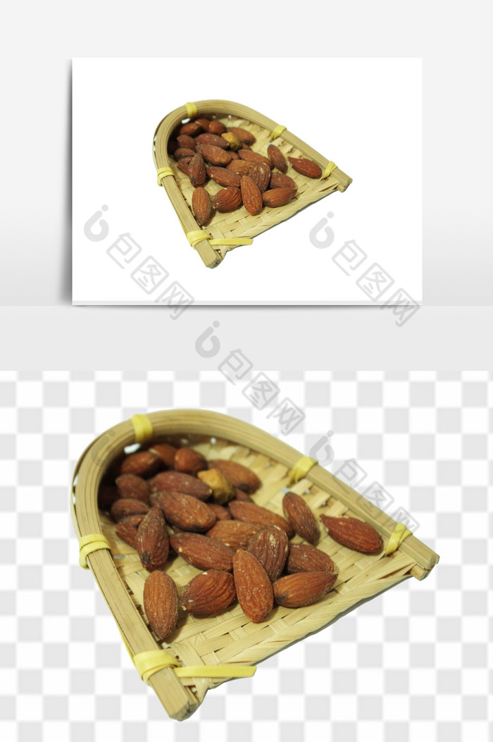 解馋巴旦木坚果食品图片图片