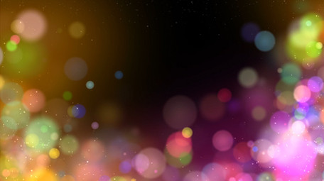 唯美彩色粒子光点光斑晚会舞台动感背景视频
