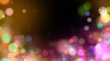 唯美彩色粒子光点光斑晚会舞台动感背景视频