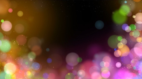 唯美彩色粒子光点光斑晚会舞台动感背景视频