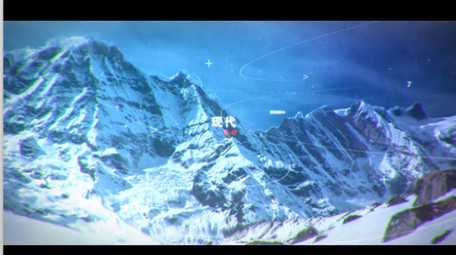 数字线条视差动画照片相册图文片头AE模板