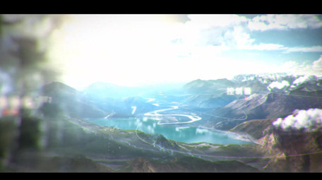 数字线条视差动画照片相册图文片头AE模板