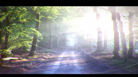 数字线条视差动画照片相册图文片头AE模板