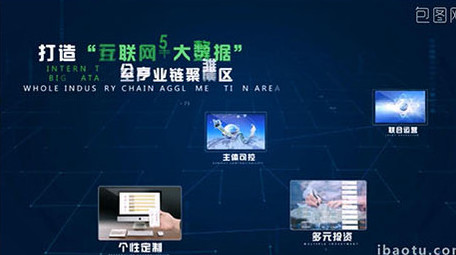 大数据商务科技AE模版