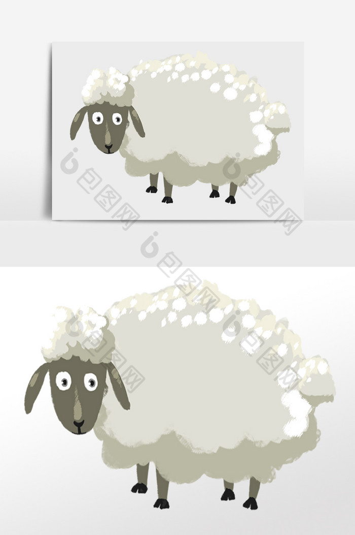 动物形象绵羊图片图片