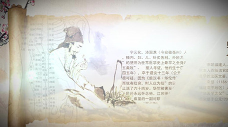 原创中国风古代历史人物介绍ae模板