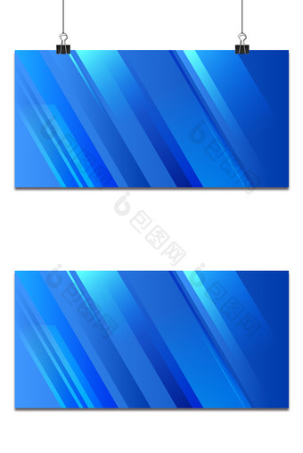 蓝色动感线条色块科技商务背景图片