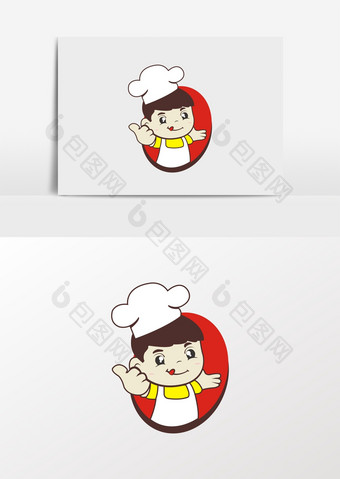 快餐中餐西餐卡通厨师形像图片
