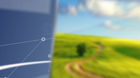 蓝色时尚科技感时间线图文展示商务AE模版