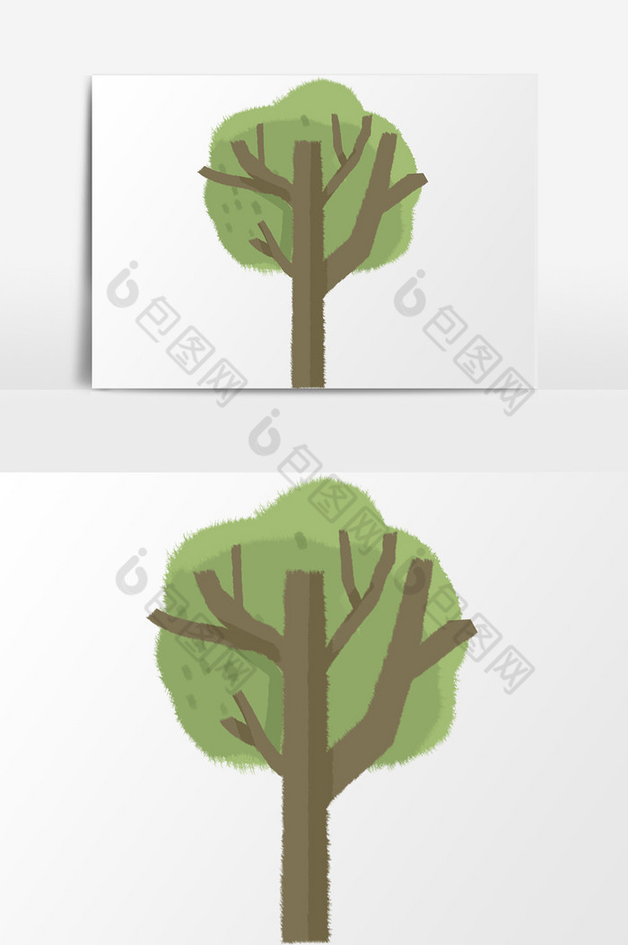 树木插画图片图片