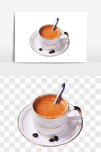 暖饮热饮特浓咖啡高清素材图片