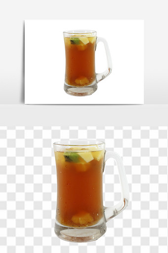 金桔柠檬茶夏日饮品素材图片