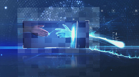 大气震撼企业科技图文展示AE模板