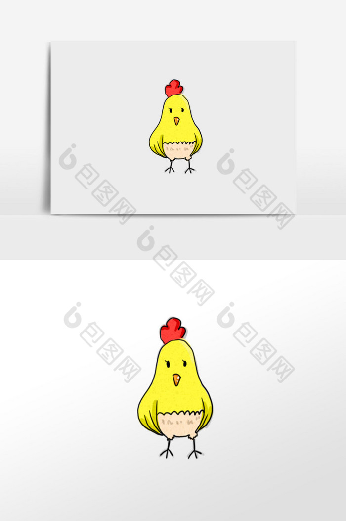 小鸡插画图片图片