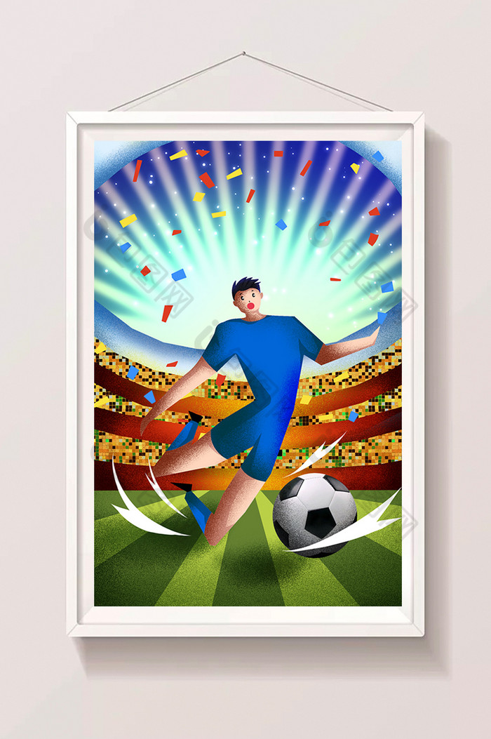 踢球世界杯卡通足球卡通图片