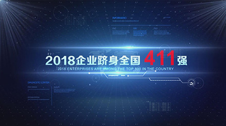 大气蓝色科技企业图文展示AE模板