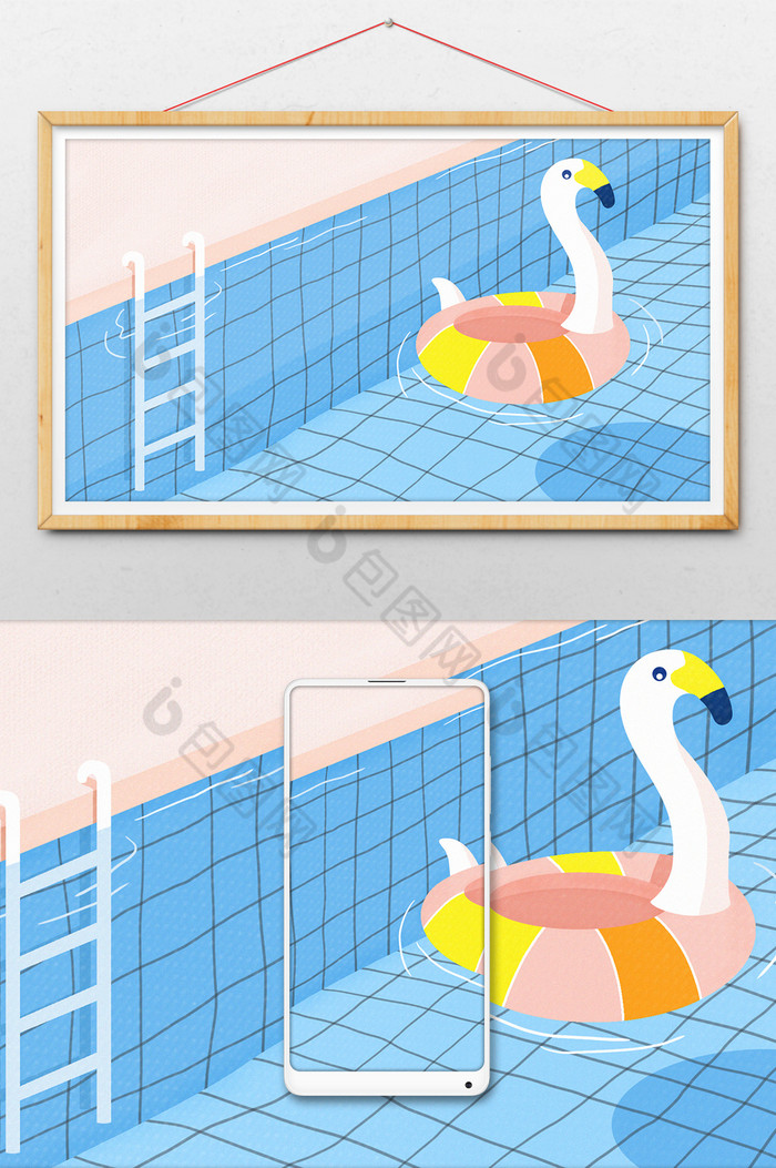 儿童泳圈游泳圈卡通图片