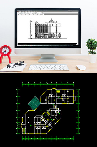 某高层建筑酒店建筑设计方案CAD图片