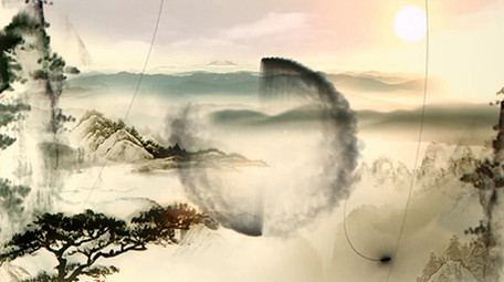 唯美中国风水墨片头AE模板