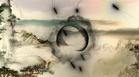 唯美中国风水墨片头AE模板