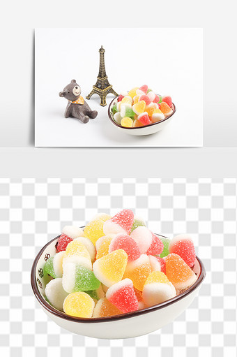 美味橡皮糖休闲零食淘宝素材图片