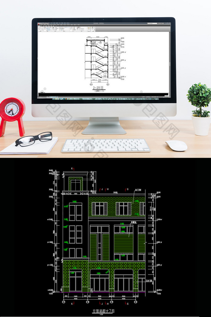 建筑施工图素材建筑施工图设计建筑设计CAD图片