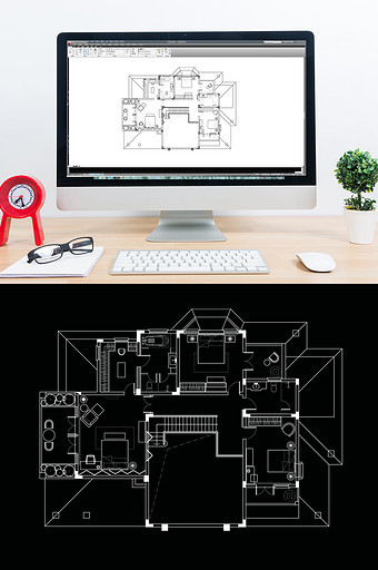 独栋别墅CAD规划设计方案图片