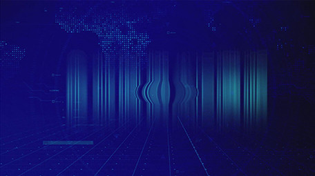 大气震撼蓝色企业科技图文展示AE模板