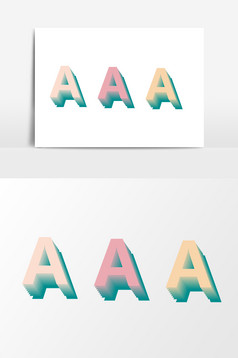 树枝英文字母矢量图形图标