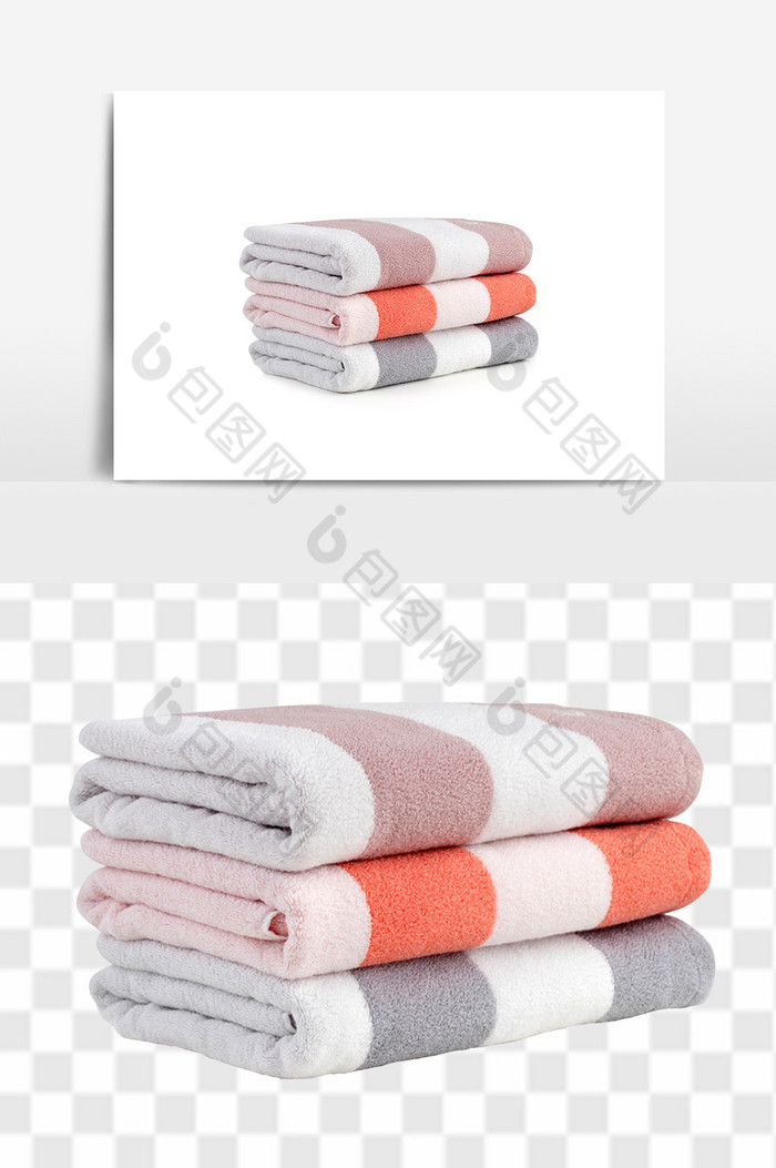 免抠图png设计素材毛巾图片