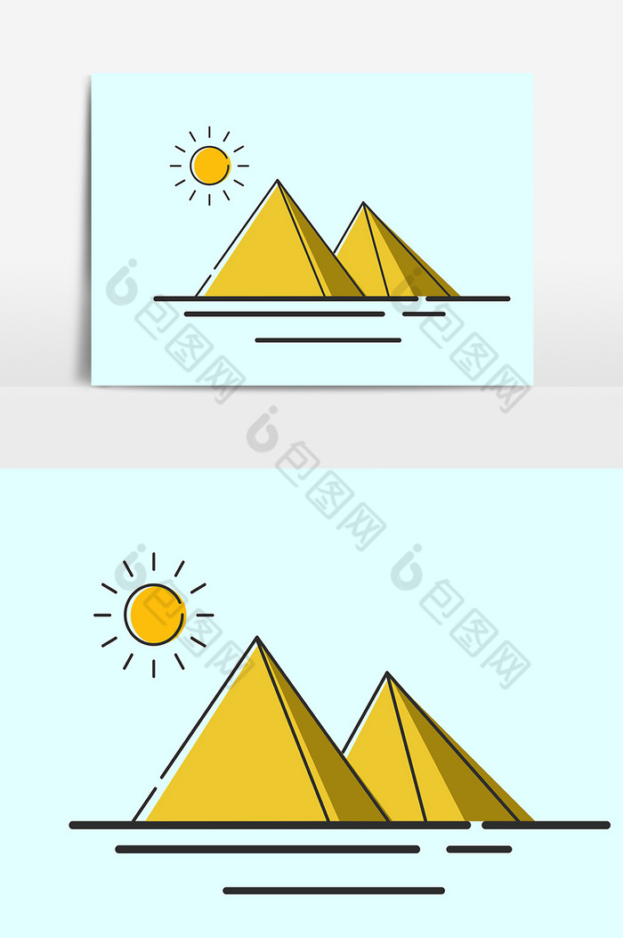 金字塔太阳图片图片