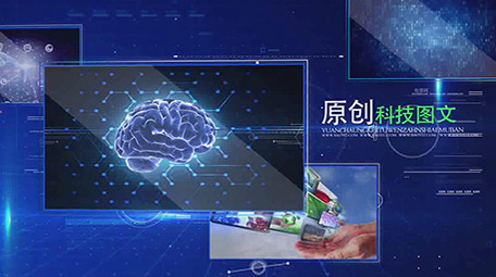 原创大气企业科技图文ae片头模板