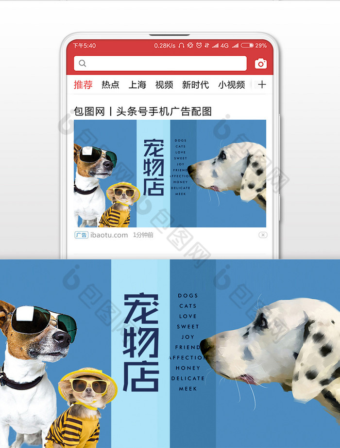 宠物服务动物商店微信公众号首图