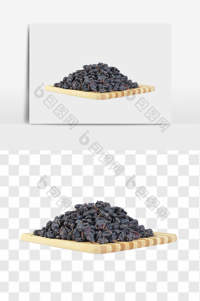 好吃的黑葡萄PSD图片图片