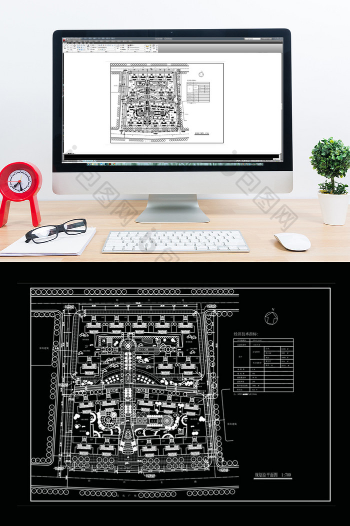 CAD小区楼盘景观建筑设计规划图设计图片图片