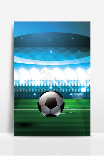动感足球场灯光广告设计背景图图片