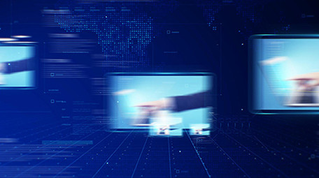 震撼科技照片展示ae模板