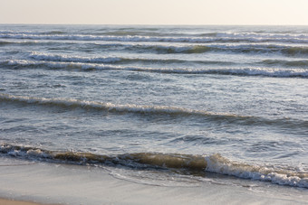 海景海滩浪花波浪沙滩