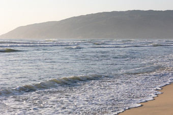 海景海滩浪花波浪沙滩