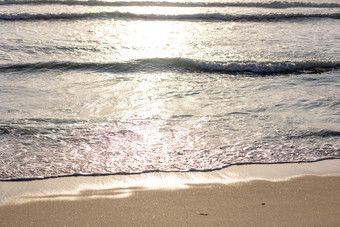 海景海滩浪花波浪沙滩