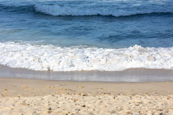 海景海滩浪花波浪沙滩