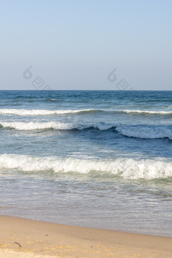 海景海滩浪花波浪沙滩