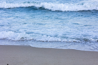 海景海滩浪花波浪沙滩