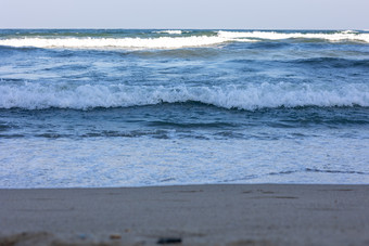 海景海滩浪花波浪沙滩