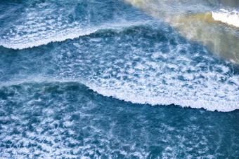 海景海滩浪花波浪沙滩